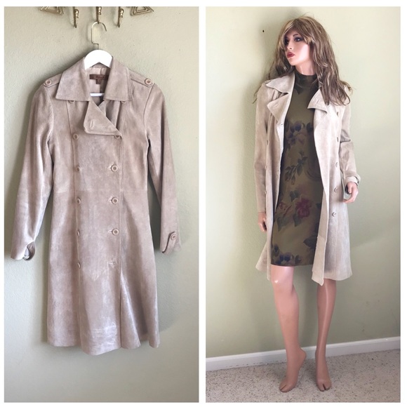 Arden B Jackets & Blazers - ARDEN B Suede Trench Coat